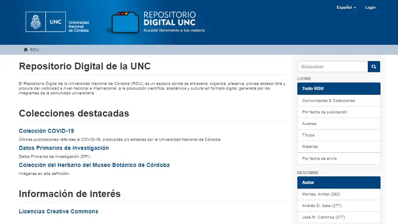 Repositorio Digital de la Universidad Nacional de Córdoba Repositorio Digital de la Universidad Nacional de Córdoba