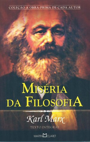 Miséria da Filosofia autor Karl Marx