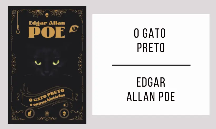 O Gato Preto autor Edgar Allan Poe