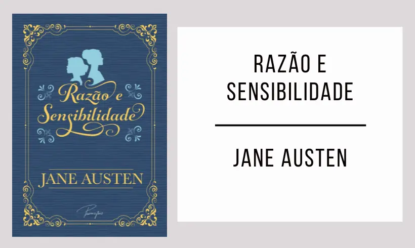 Razão e Sensibilidade autor Jane Austen