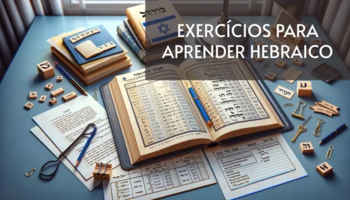 Livros de Exercícios de Hebraico