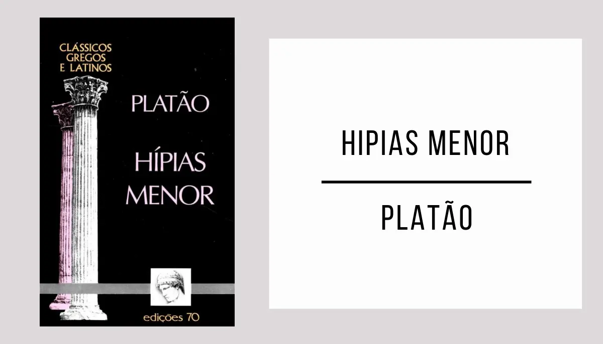 Hipias Menor autor Platão