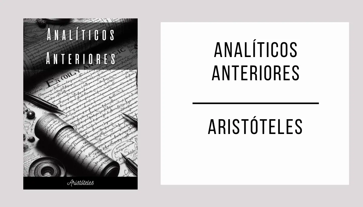 Analíticos Anteriores de Aristoteles