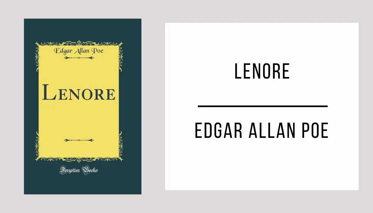 Lenore autor Edgar Allan Poe