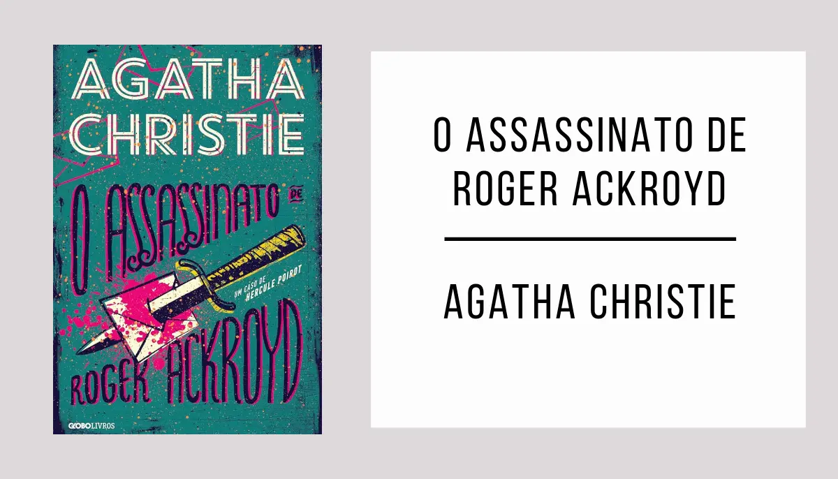 O Assassinato de Roger Ackroyd autor Agatha Christie