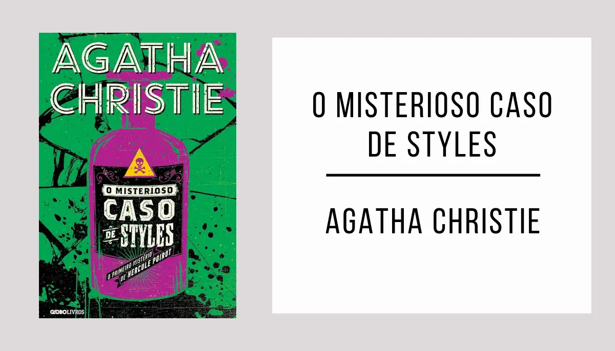 O Misterioso Caso de Styles autor Agatha Christie