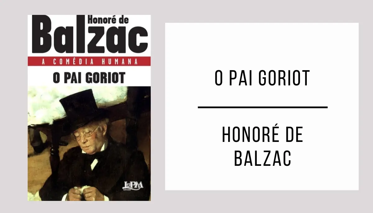 O Pai Goriot de Honoré de Balzac