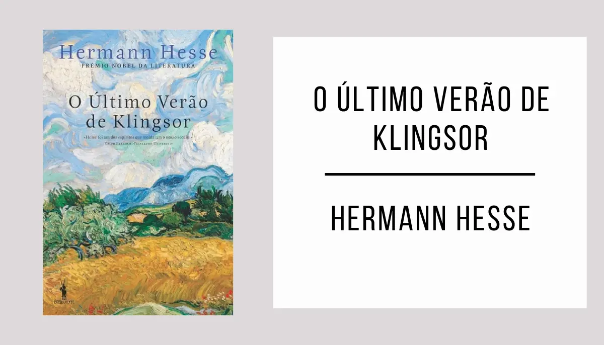 O Último Verão de Klingsor de Hermann Hesse