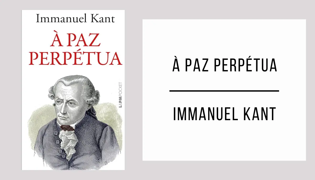 À Paz Perpétua autor Immanuel Kant