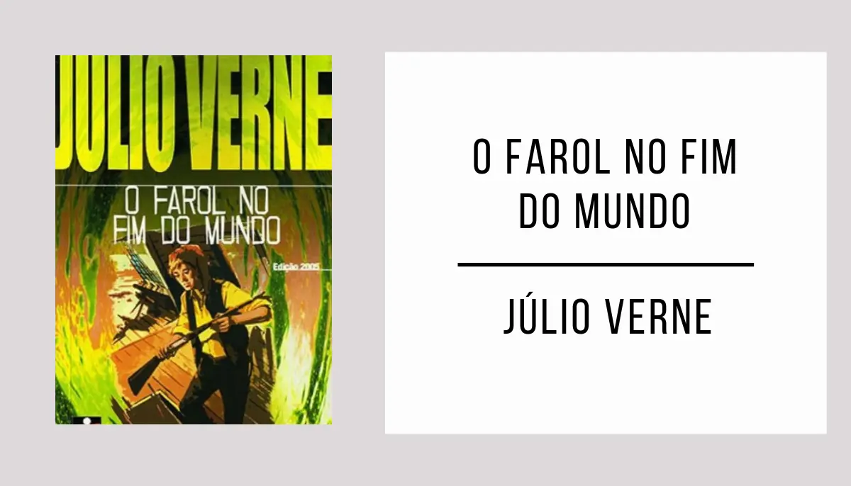 O Farol no Fim do Mundo autor Júlio Verne