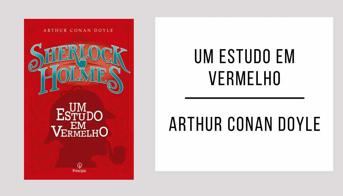 Um Estudo em Vermelho autor Arthur Conan Doyle