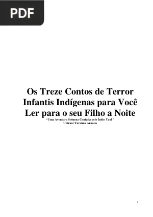 Contos Indigenas de Terror para Crianças