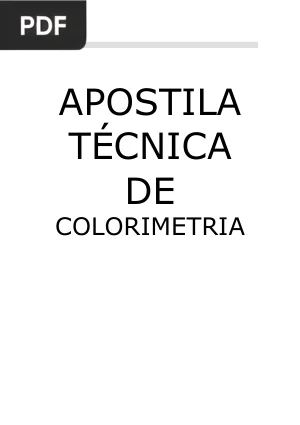 Apostila Técnica de Colorimetria