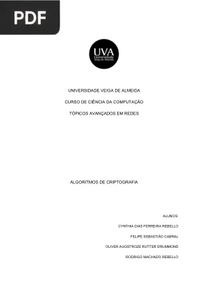 Algoritmos de Criptografia