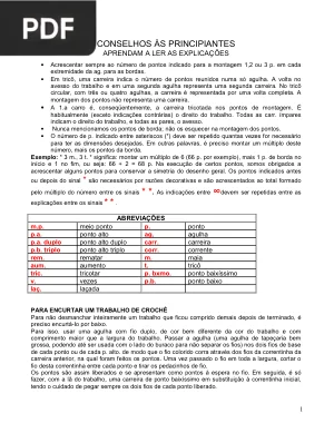 Crochê - Conselhos Às Principiantes