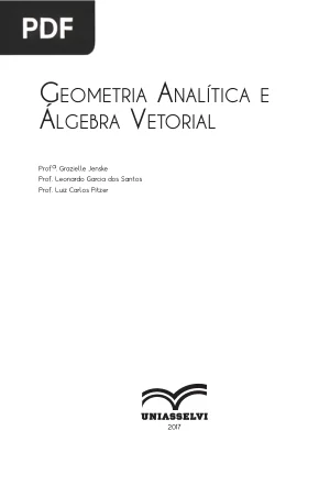 Geometria Analítica e Álgebra Vetorial