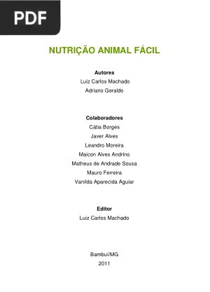 Nutrição Animal Fácil