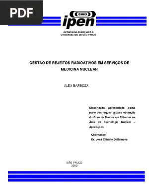 Gestão de Rejeitos Radioativos em Serviços de Medicina Nuclear