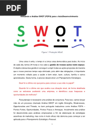 Utilizando A Análise SWOT para o AutoDesenvolviment